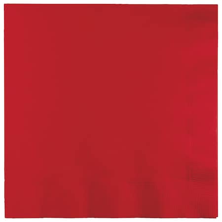 Touch Of Color Classic Red Napkins, 6.5", 900PK 361031